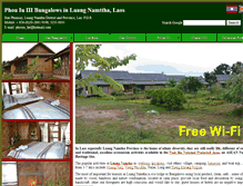 Tablet Screenshot of luangnamtha-oasis-resort.com